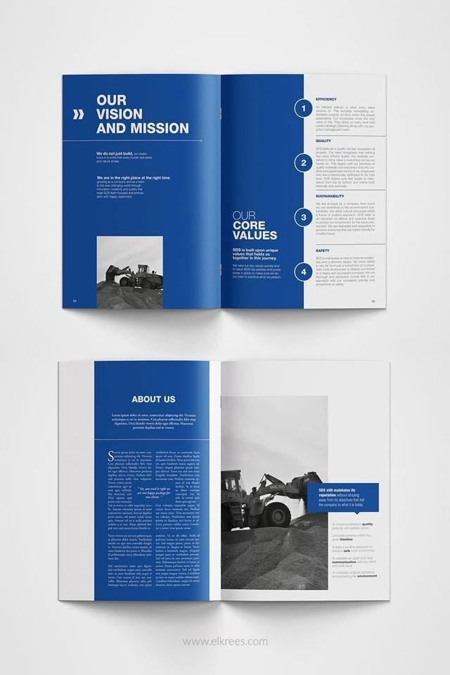 Company profile and brochure design