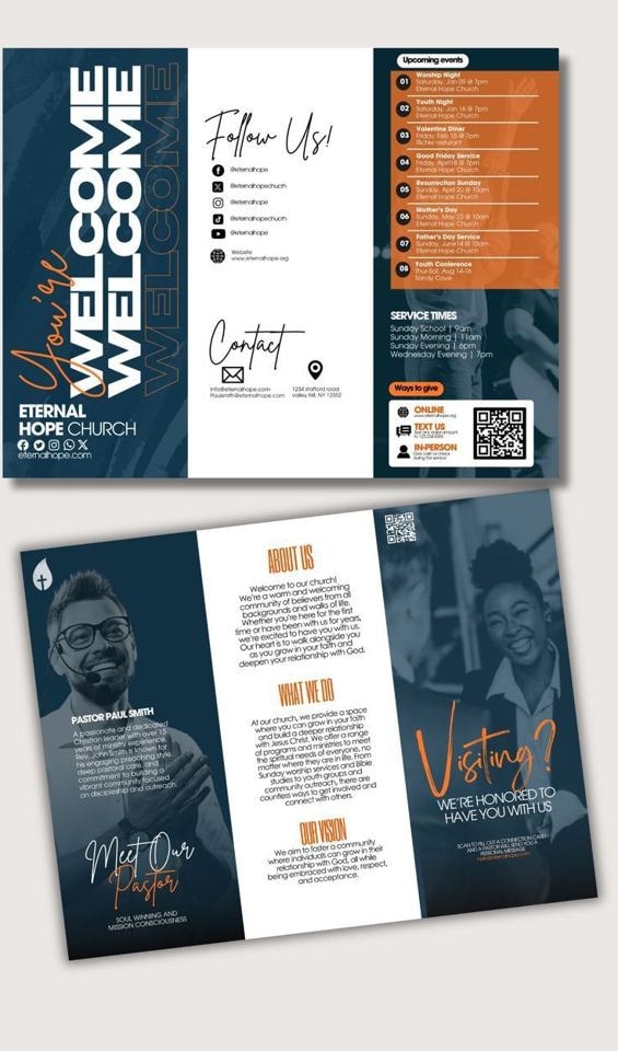 Flyer and social media design
