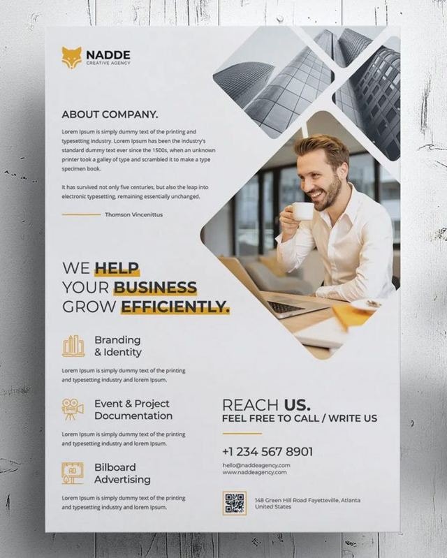 Flyer and social media design
